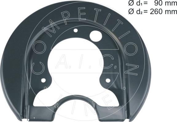 AIC 57845 - Splash Panel, guard, brake disc www.parts5.com