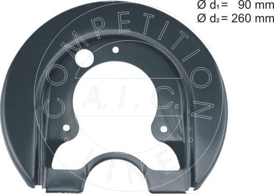 AIC 57846 - Splash Panel, guard, brake disc www.parts5.com