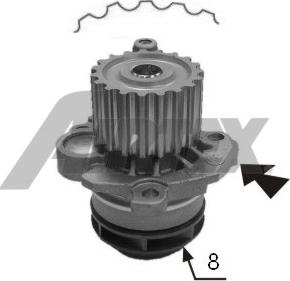 Airtex 1998 - Vízszivattyú www.parts5.com