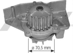 Airtex 1579 - Pumpa za vodu www.parts5.com