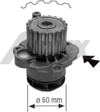 Airtex 1777 - Vízszivattyú www.parts5.com