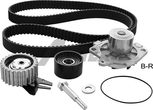 Airtex WPK-1595R02 - Water Pump & Timing Belt Set www.parts5.com