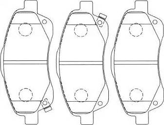 AISIN A1N190 - Σετ τακάκια, δισκόφρενα www.parts5.com