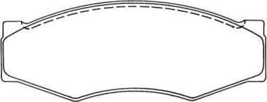 AISIN ASN-118 - Brake Pad Set, disc brake www.parts5.com