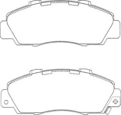 AISIN ASN-187 - Juego de pastillas de freno www.parts5.com