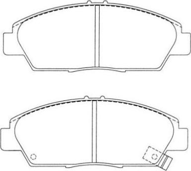 AISIN ASN-2028 - Juego de pastillas de freno www.parts5.com