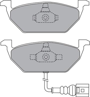 AISIN ASN-2152 - Piduriklotsi komplekt,ketaspidur www.parts5.com