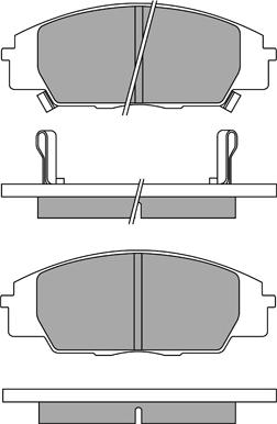 AISIN ASN-2183 - Kit de plaquettes de frein, frein à disque www.parts5.com