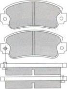 AISIN ASN-2325 - Тормозные колодки, дисковые, комплект www.parts5.com