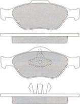 AISIN ASN-2225 - Komplet zavornih oblog, ploscne (kolutne) zavore www.parts5.com