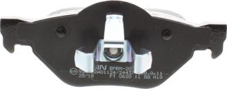 AISIN BPBM-2006 - Brake Pad Set, disc brake parts5.com