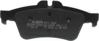 AISIN BPCI-2002 - Brake Pad Set, disc brake parts5.com