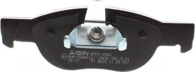 AISIN BPFI-1042 - Set placute frana,frana disc www.parts5.com