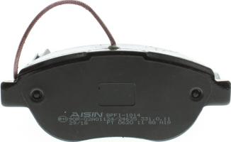 AISIN BPFI-1014 - Brake Pad Set, disc brake www.parts5.com