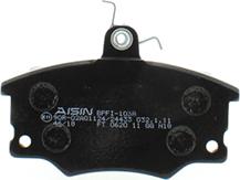 AISIN BPFI-1038 - Sada brzdových destiček, kotoučová brzda www.parts5.com