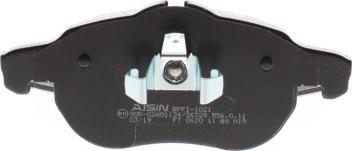 AISIN BPFI-1021 - Set placute frana,frana disc www.parts5.com