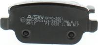 AISIN BPFO-2001 - Bremsbelagsatz, Scheibenbremse www.parts5.com