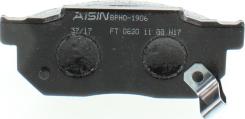 AISIN BPHO-1906 - Sada brzdových destiček, kotoučová brzda www.parts5.com