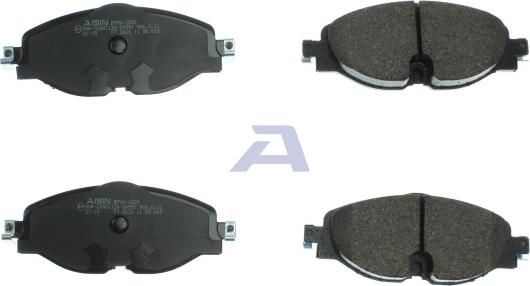 AISIN BPVW-1029 - Σετ τακάκια, δισκόφρενα www.parts5.com