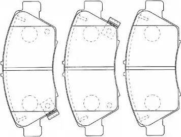 AISIN C1N041 - Brake Pad Set, disc brake www.parts5.com