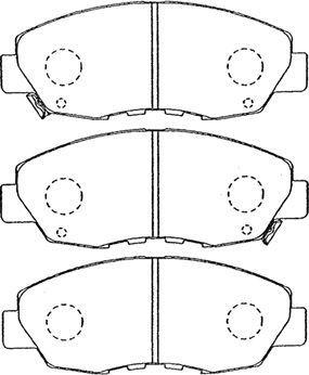 AISIN C1N035 - Σετ τακάκια, δισκόφρενα www.parts5.com