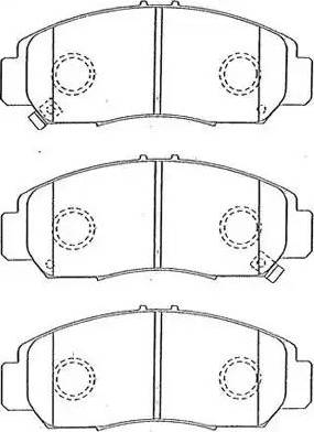 AISIN C1N030 - Sada brzdových destiček, kotoučová brzda www.parts5.com