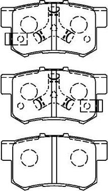 AISIN C2N061 - Brake Pad Set, disc brake www.parts5.com