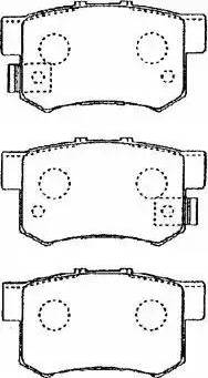 AISIN C2N021 - Komplet pločica, disk-kočnica www.parts5.com