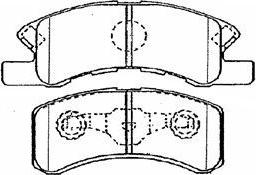 AISIN D1N046 - Set placute frana,frana disc www.parts5.com