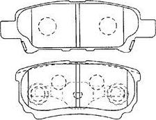 AISIN D2N049 - Set placute frana,frana disc www.parts5.com