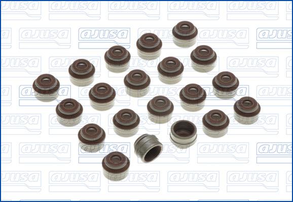 Ajusa 57040800 - Seal Set, valve stem parts5.com