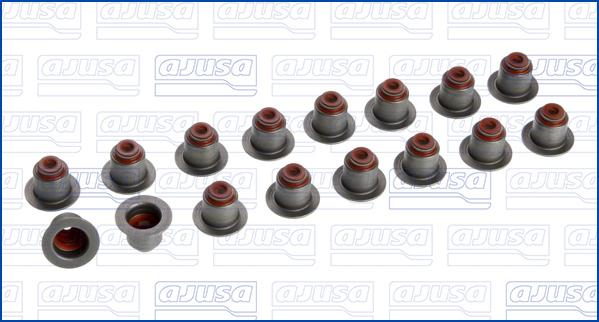 Ajusa 57053400 - Tömítéskészlet, szelepszár www.parts5.com