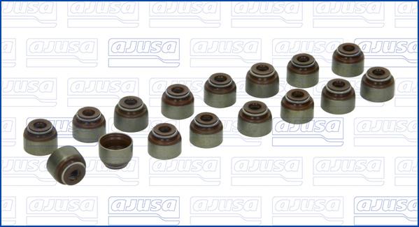 Ajusa 57016600 - Garnitura zaptivnih elemenata, telo ventila www.parts5.com