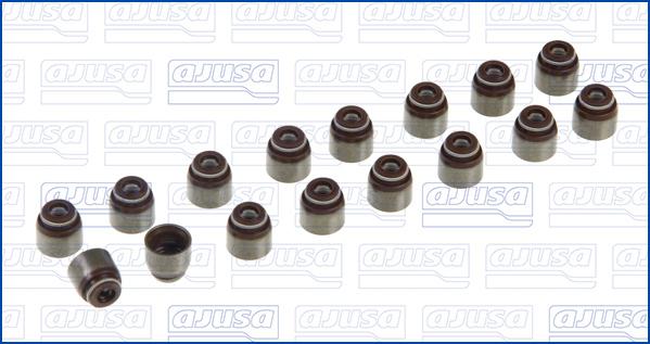 Ajusa 57017900 - Комплект гумички, стъбло на клапана www.parts5.com