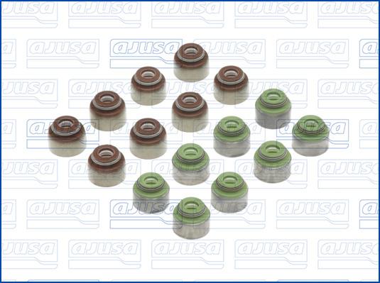 Ajusa 57038300 - Seal Set, valve stem www.parts5.com