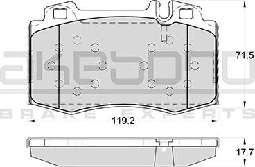 HITEC H 1056 - Brake Pad Set, disc brake www.parts5.com