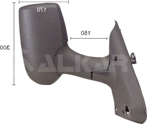 Alkar 9238960 - Oglinda exterioara www.parts5.com