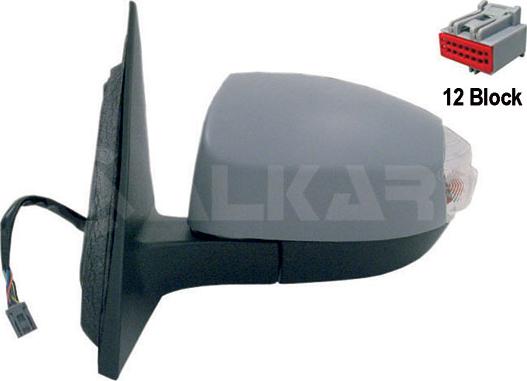 Alkar 9229375 - Rétroviseur extérieur www.parts5.com