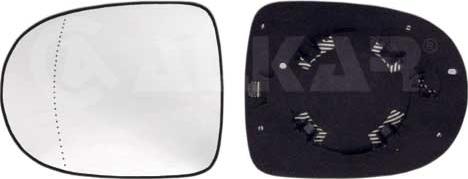 Alkar 6451176 - Mirror Glass, outside mirror parts5.com