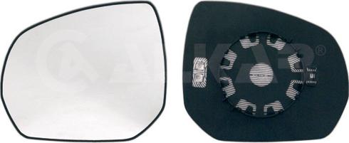 Alkar 6401858 - Mirror Glass, outside mirror www.parts5.com