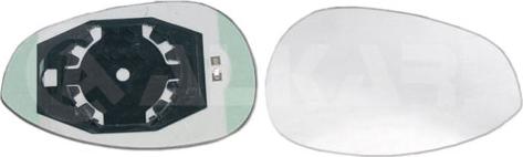 Alkar 6412547 - Mirror Glass, outside mirror www.parts5.com