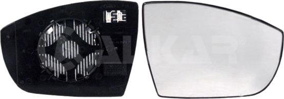 Alkar 6412134 - Cristal de espejo, retrovisor exterior www.parts5.com