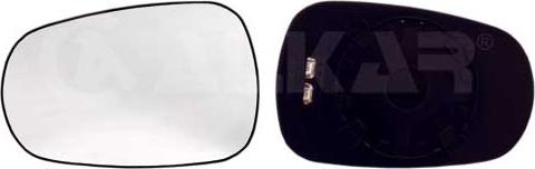 Alkar 6434164 - Mirror Glass, outside mirror www.parts5.com