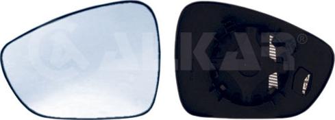 Alkar 6431860 - Mirror Glass, outside mirror www.parts5.com