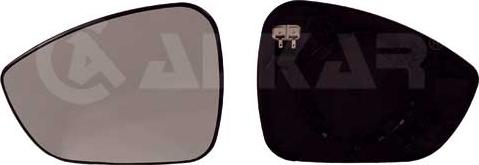 Alkar 6431863 - Mirror Glass, outside mirror www.parts5.com