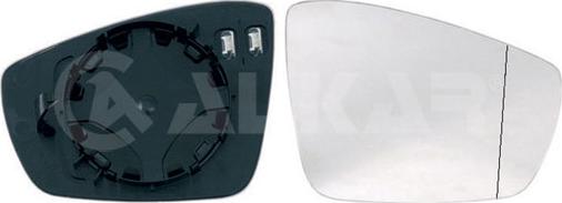 Alkar 6432123 - Cristal de espejo, retrovisor exterior www.parts5.com