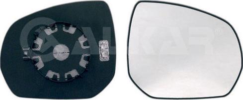 Alkar 6432858 - Mirror Glass, outside mirror www.parts5.com