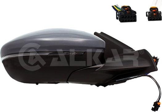 Alkar 6148312 - Retrovisor exterior www.parts5.com