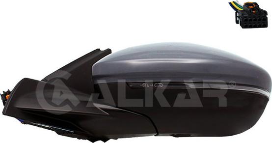 Alkar 6143312 - Retrovisor exterior www.parts5.com