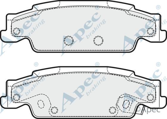 HITEC HA 2253 - Brake Pad Set, disc brake www.parts5.com